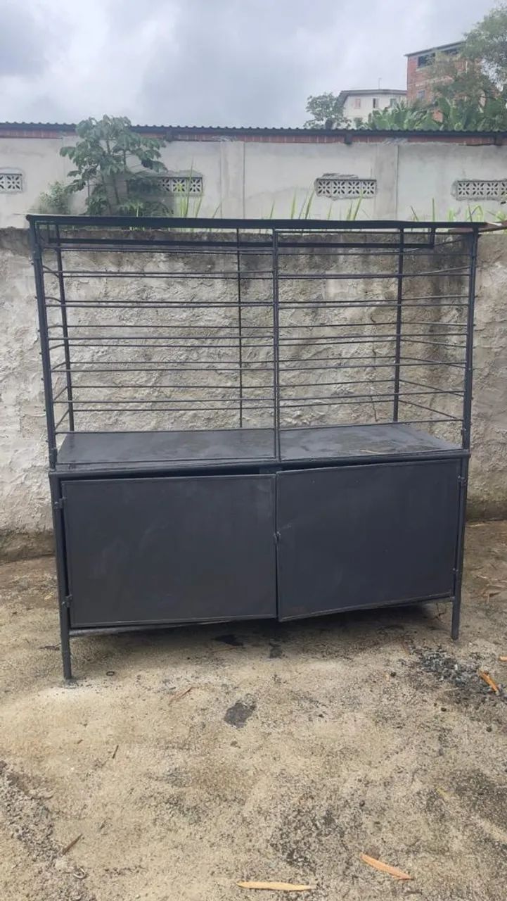 Barraca chapa zinco  com expositor nova
