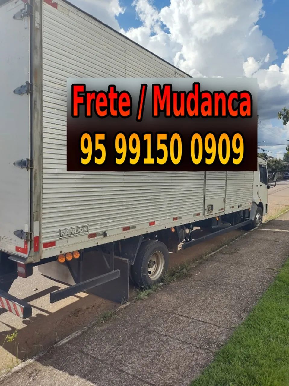 Frete ou mudança no bau