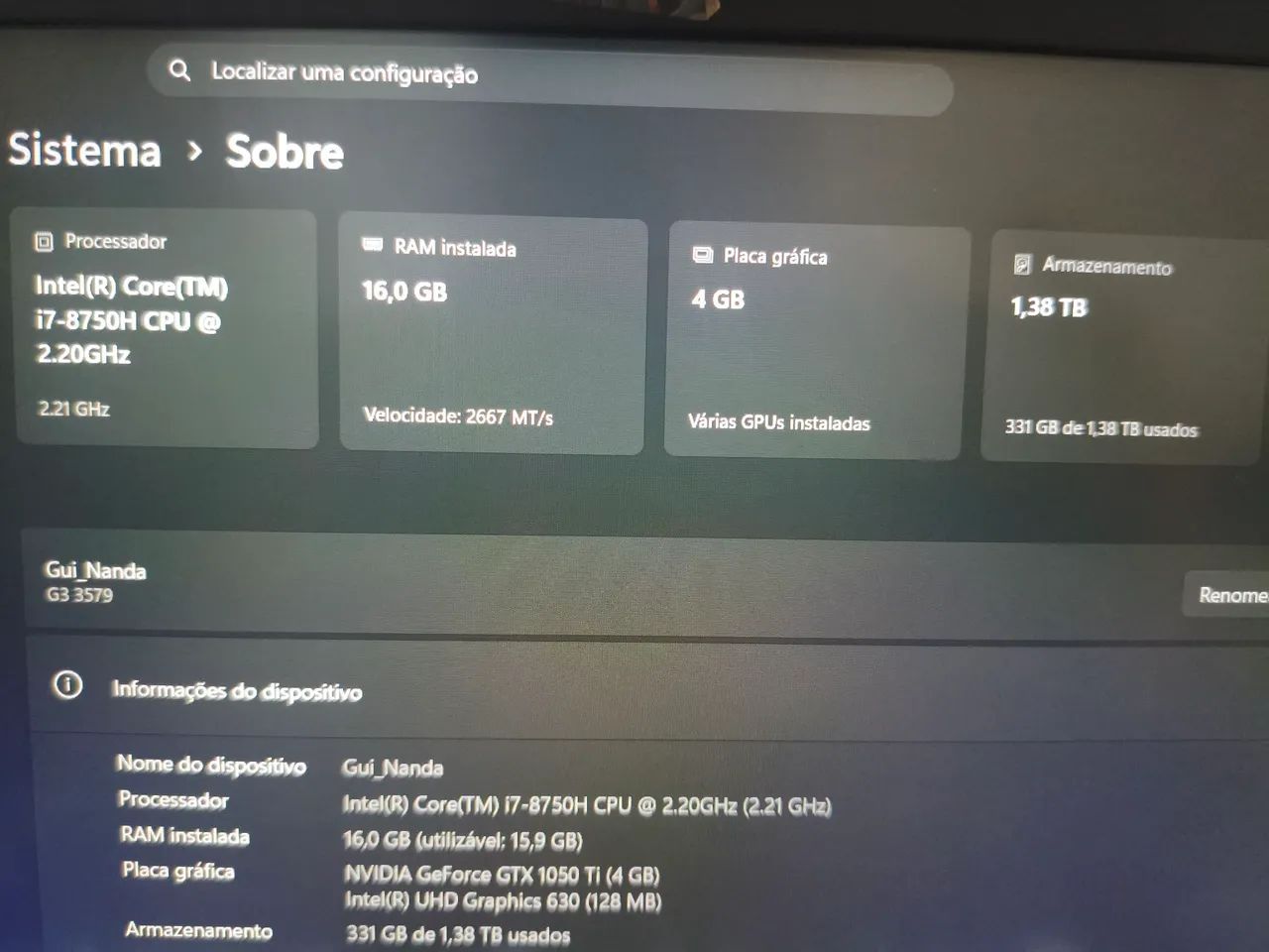 Notebook Dell G3 Gaming - Foto 5