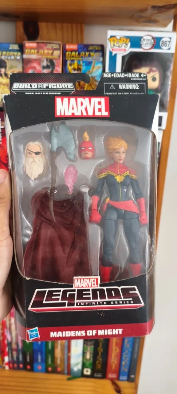 Capitã Marvel - Marvel Legends - Maidens of Might BAF Allfather