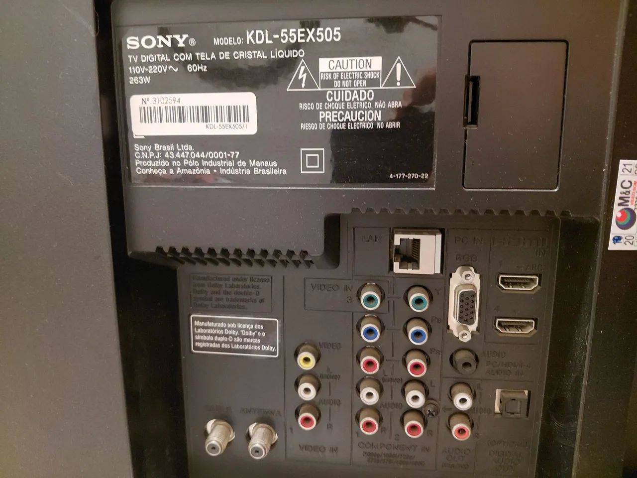 TV Sony Digital KDL 55 polegadas - Foto 2