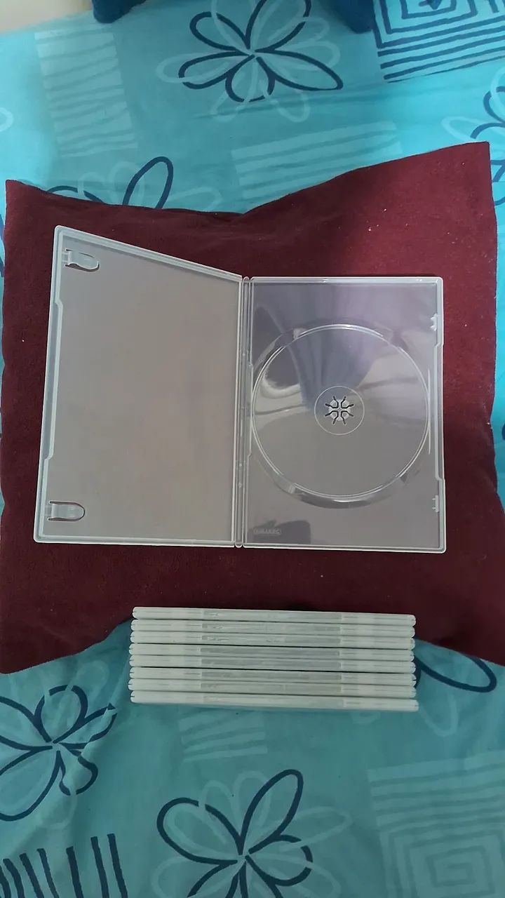 Capas de DVD azul e transparente  - Foto 2