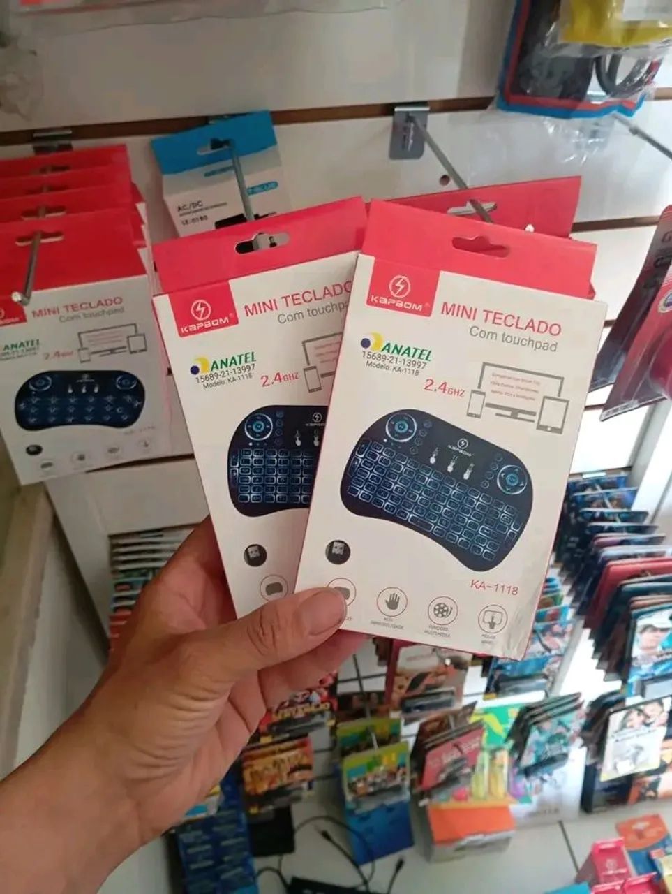 Mini Teclado Sem Fio Para TvBox Ou SmarTv - Foto 5
