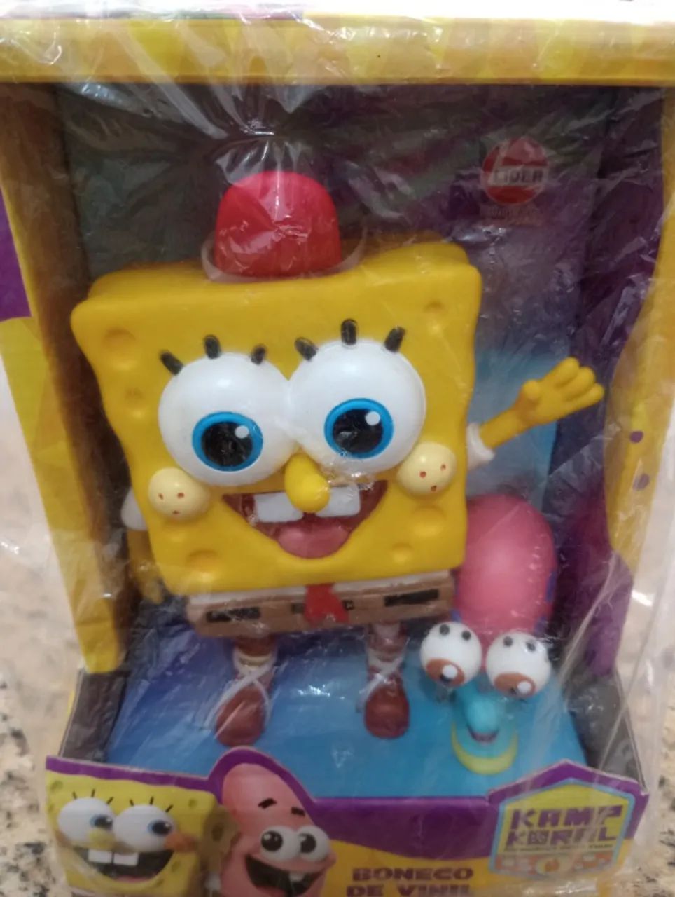 bob sponja e gary caracol em vinil grande - Foto 2