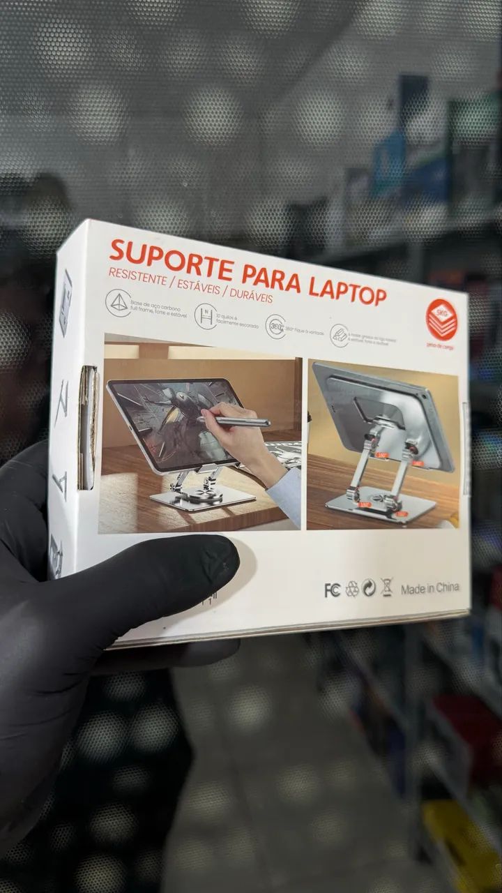 Suporte Articulado Ergonômico para iPad e Tablet - Base Giratória 360° - Foto 2