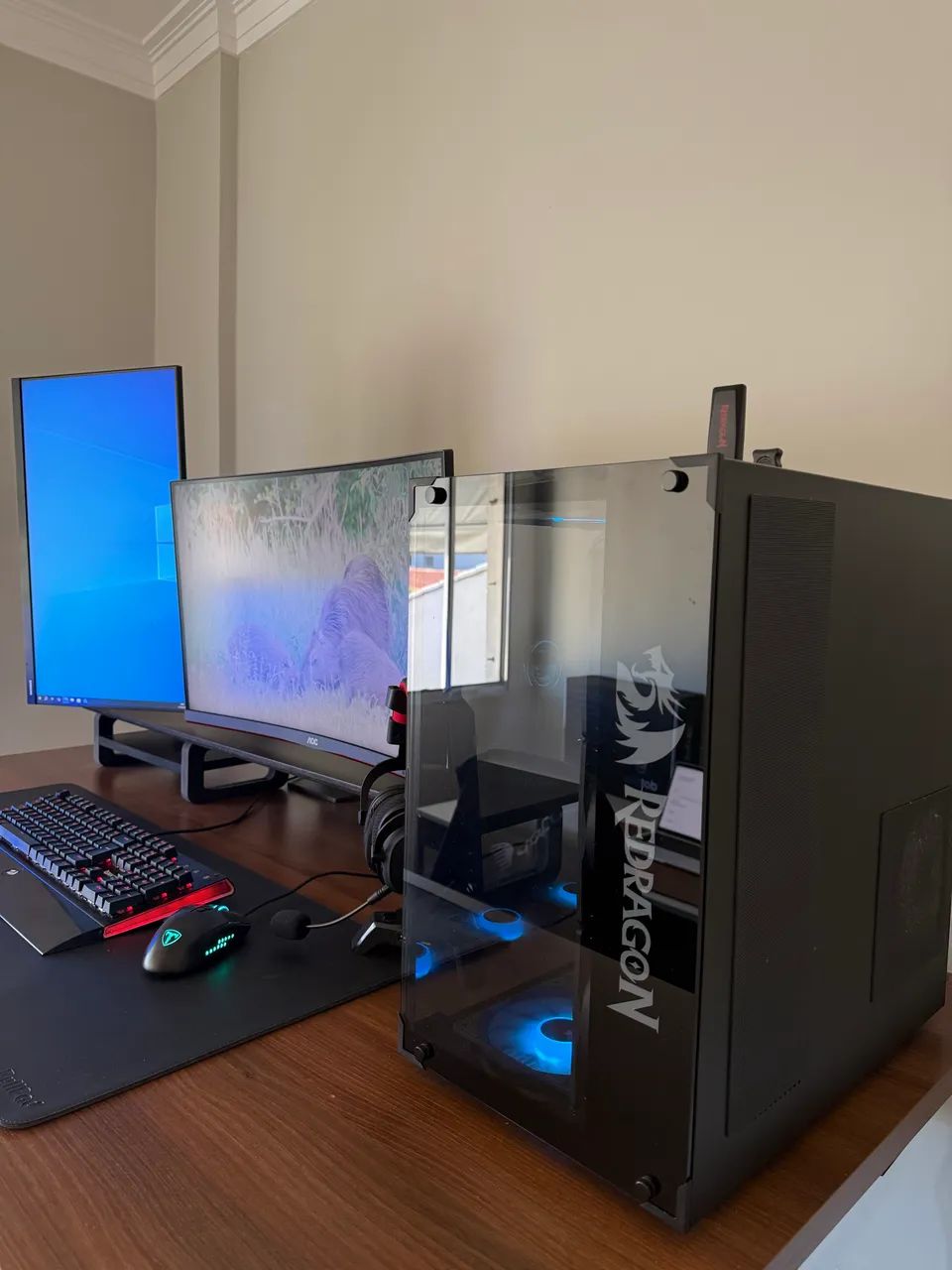 PC Gamer Completo + 2 Monitores (240Hz) | RTX 3050 + Setup Full ...