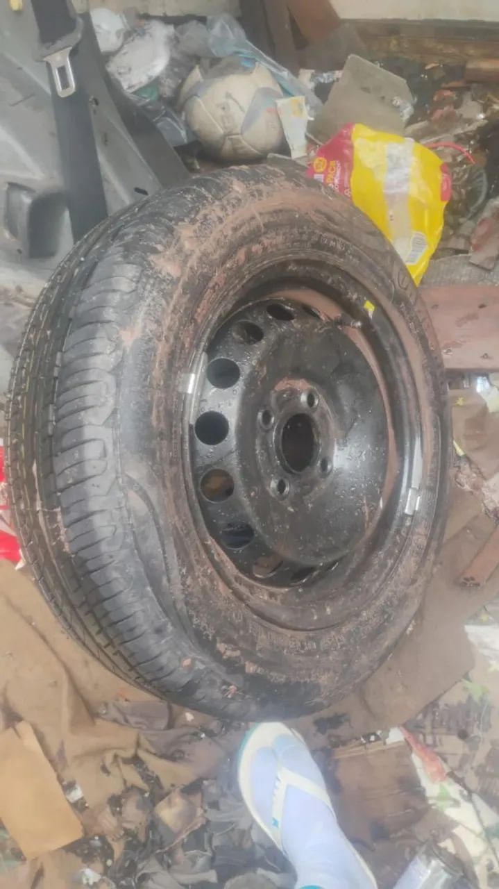 Pneus com aro no preçin - Foto 3