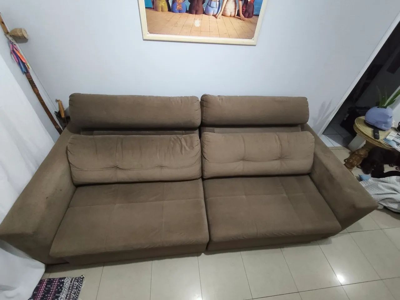 Sofá pet Friendly Retrátil c Chaise 2.70m - Foto 3