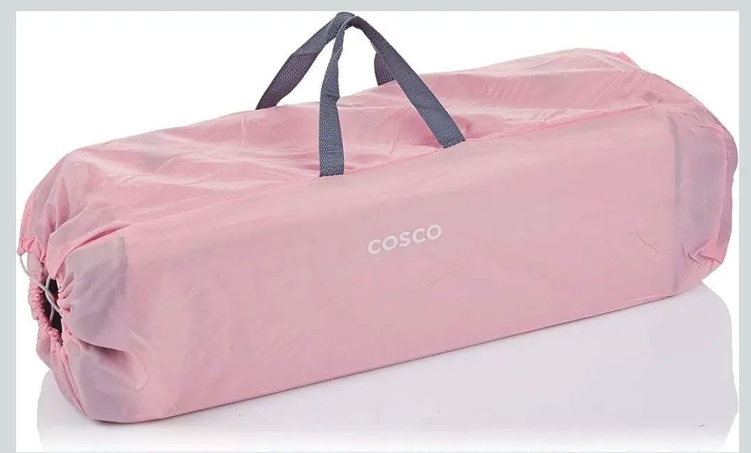 Berço portátil Cosco Origin - Chiqueirinho Rosa - Foto 2
