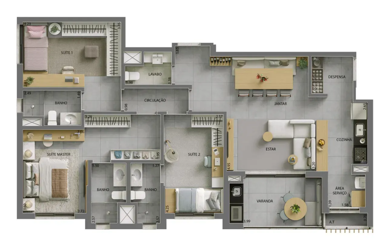 PLANTA 120m²