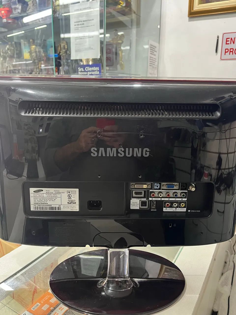 tv samsung p2270hn 22 polegadas com controle remoto original  - Foto 3