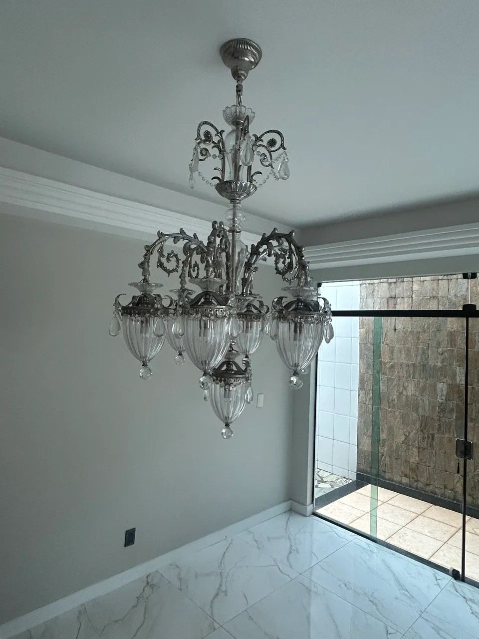 Lustre clássico de cristal (Louis XV/Rococó) - Foto 2