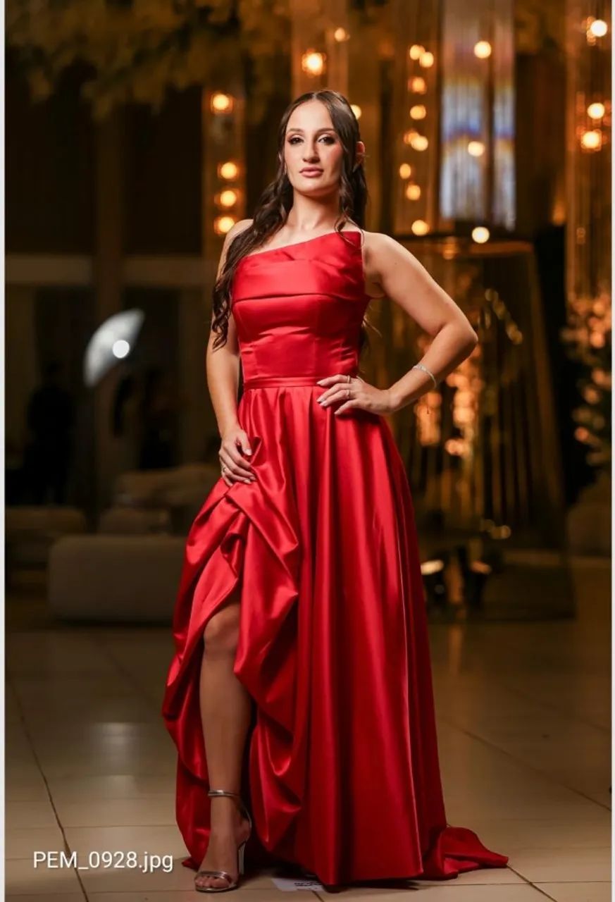 VESTIDO FORMATURA VERMELHO