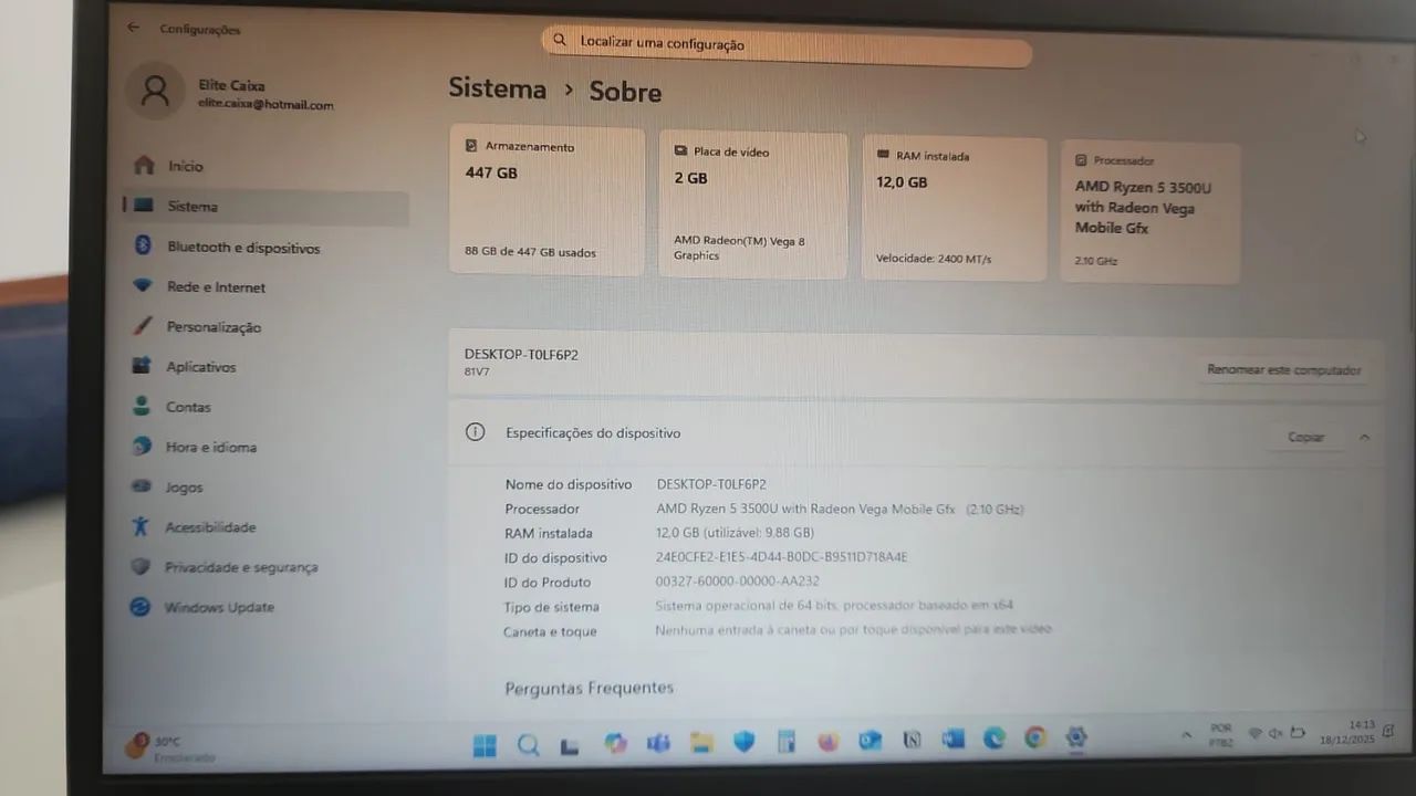 Vendo notebook Rizen com placa de video. - Foto 4