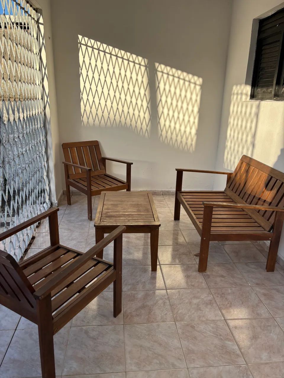 Conjunto de terraço/ área externa 