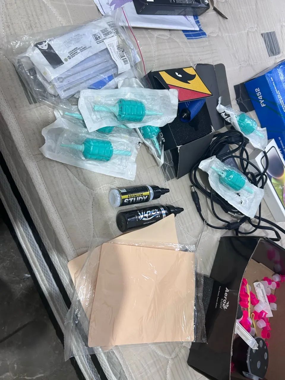Kit de tatuagem electra pop e fonte aurora  - Foto 3