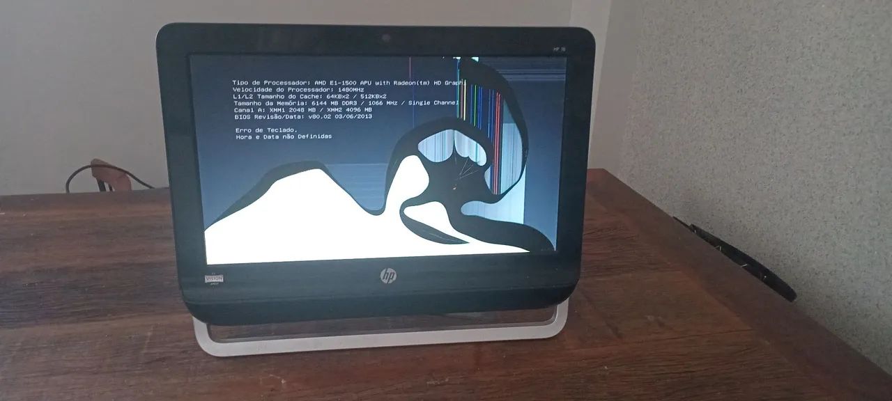 Desktop all in one HP com defeito na tela faço 100 se vier buscar - Foto 2