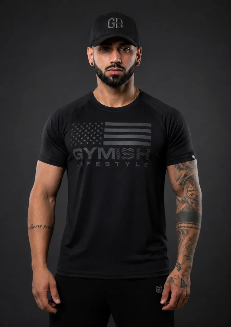 Camisa gym black/white - Foto 3