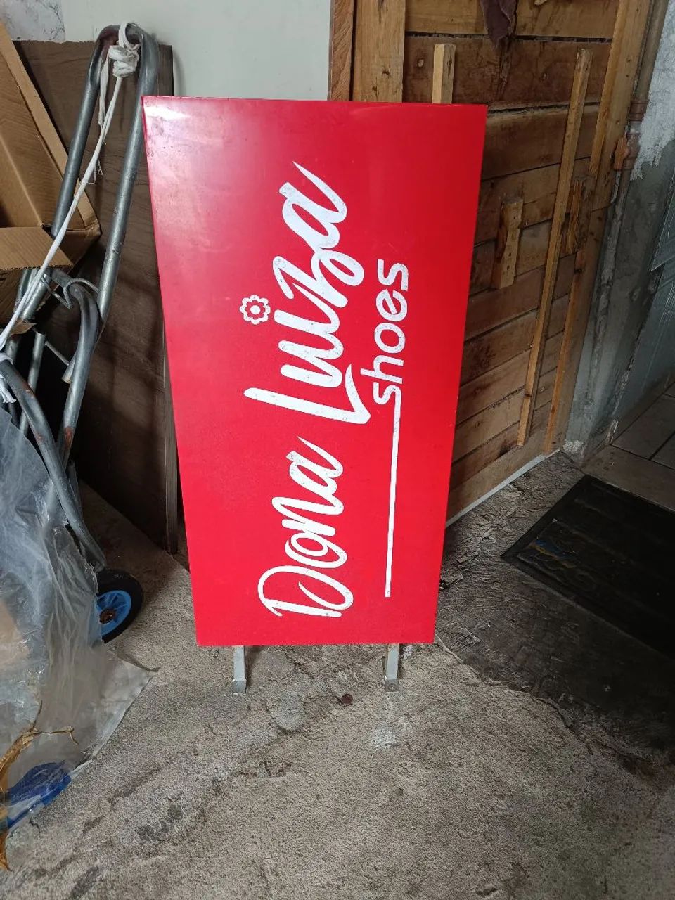 Placa de Comércio parede