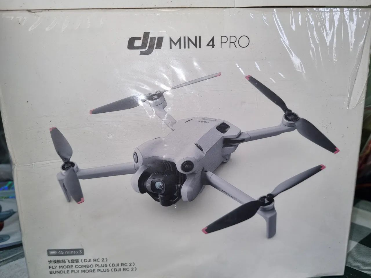 Drone DJI Mini 4 Pro Controle RC 2 Praticamente Sem Uso
