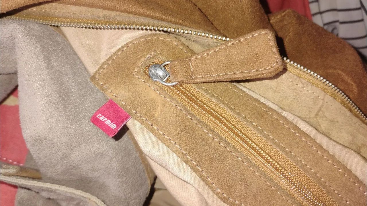 Bolsa de Camurça Original em perfeito estado  - Foto 3