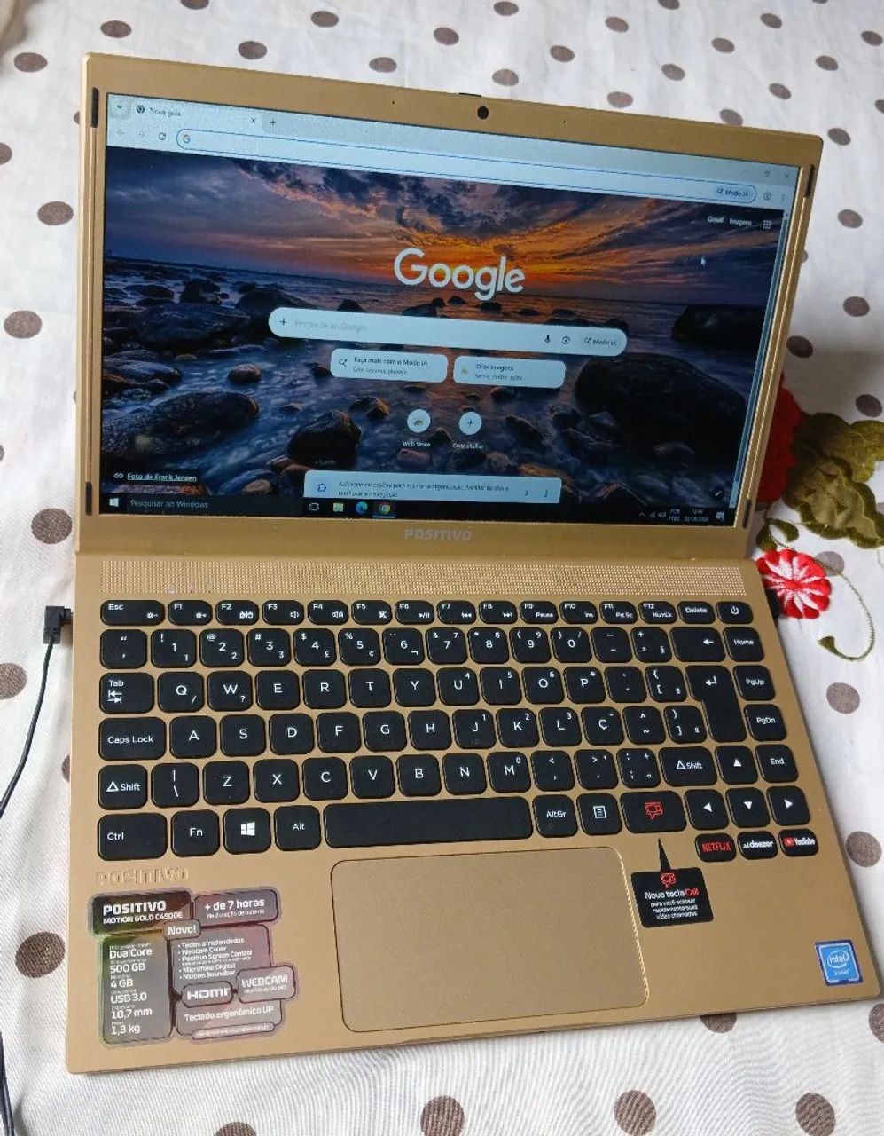Notebook Zerado - 4GB RAM - 500GB HD - Foto 2