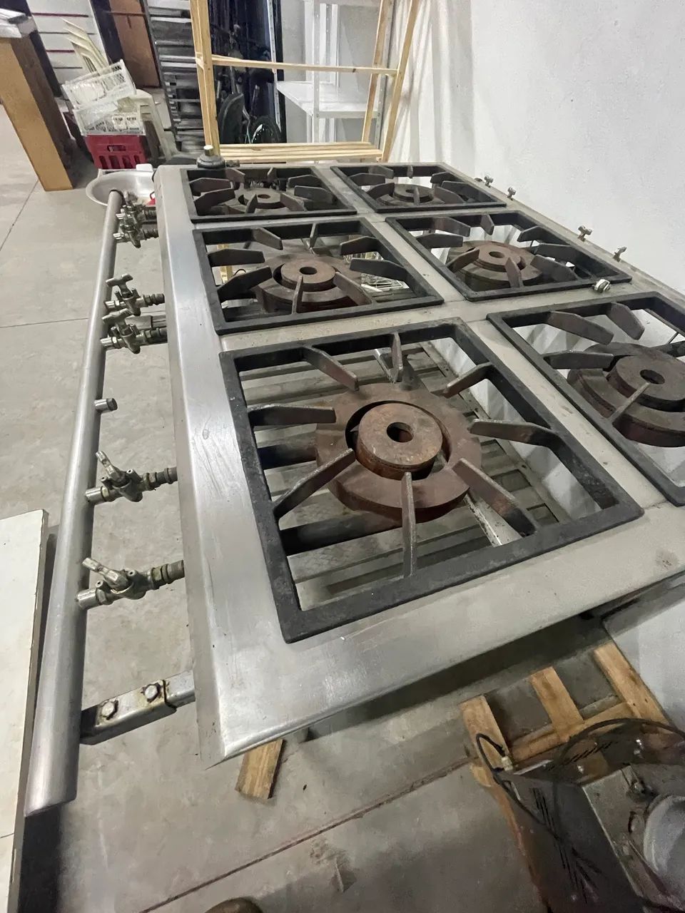 Fogão Industrial 6 Bocas em Inox