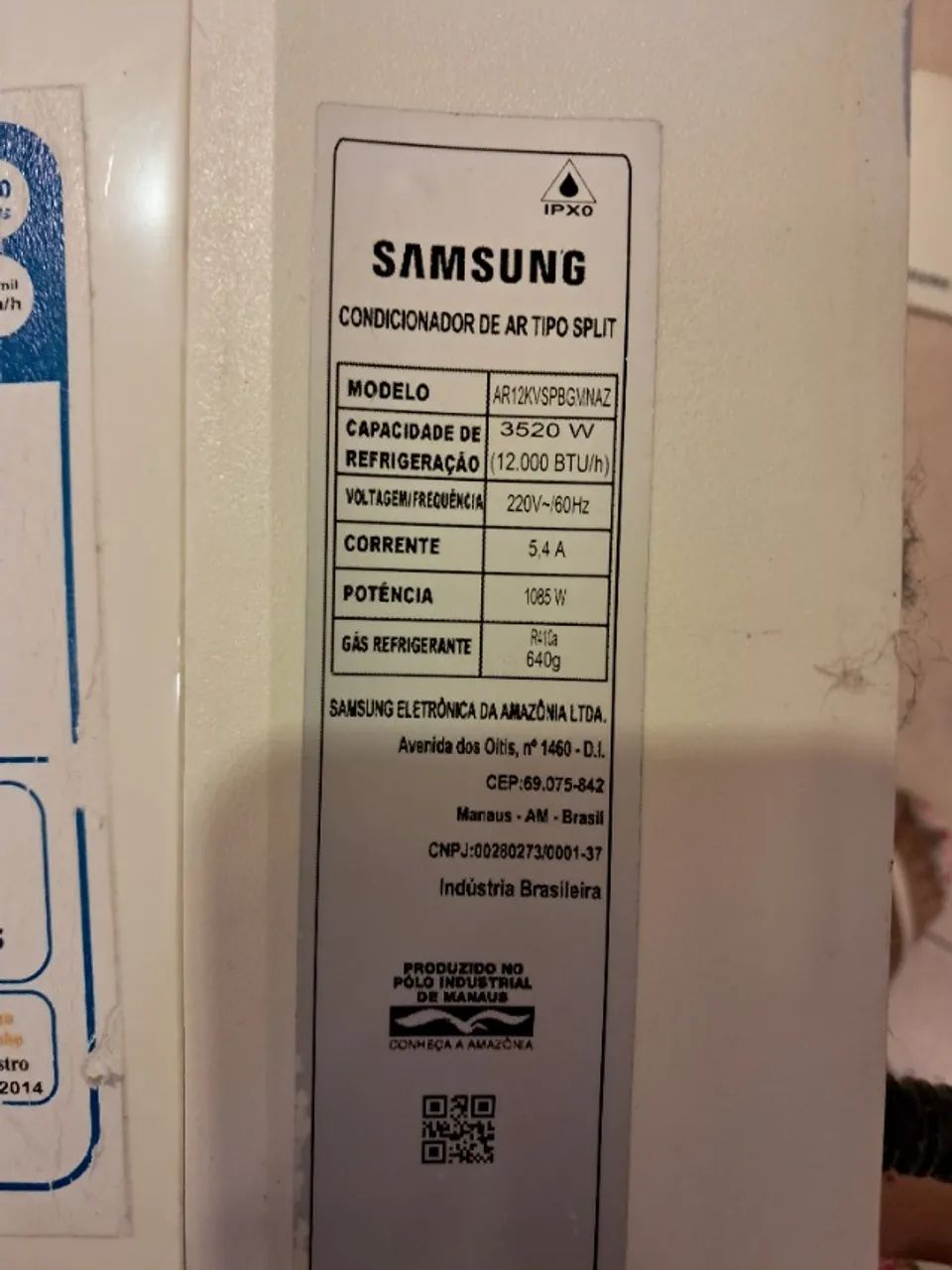 ?AR-CONDICIONADO SPLIT SAMSUNG 12.000 BTUs - 220V - Foto 4