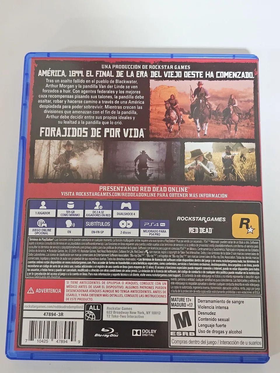 Red Dead Redemption 2. Jogo de Playstation 4. - Foto 2