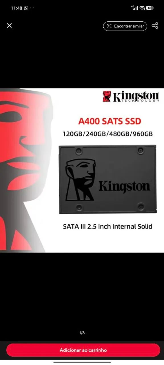 SSD sata 480gb 