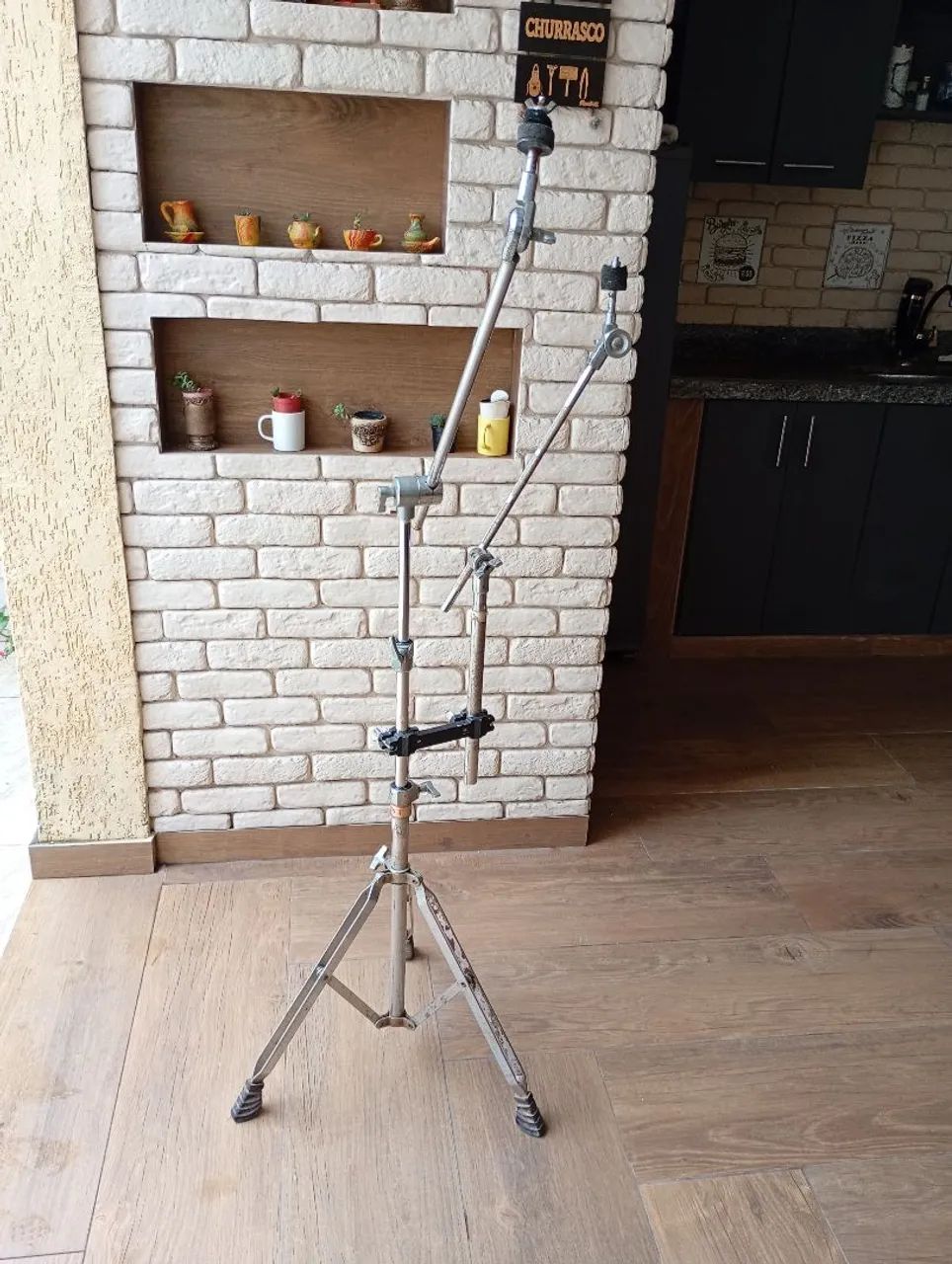 Estante de prato girafa Mapex com extensor. - Foto 3