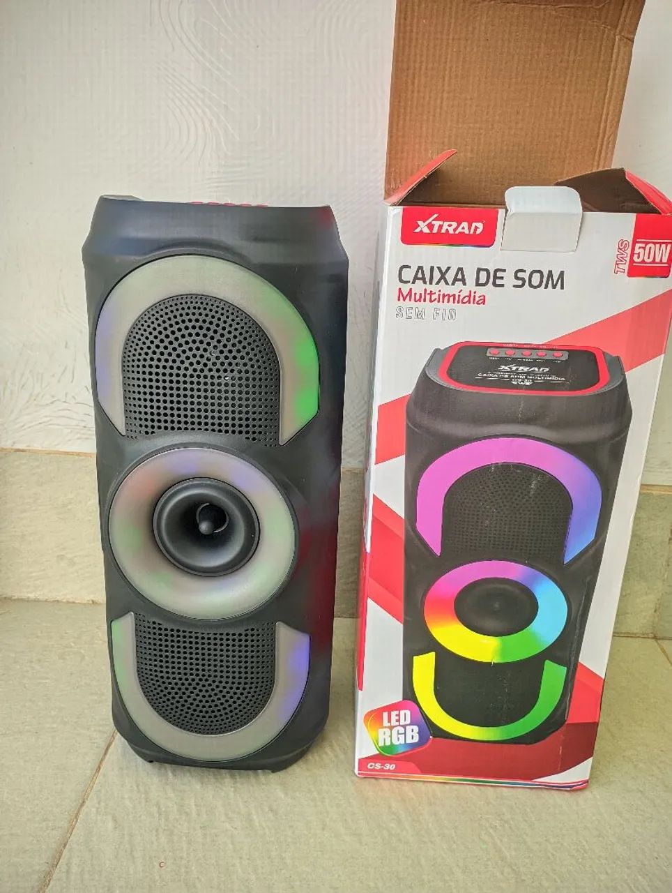 Caixa De Som RGB Xtrad - Foto 3