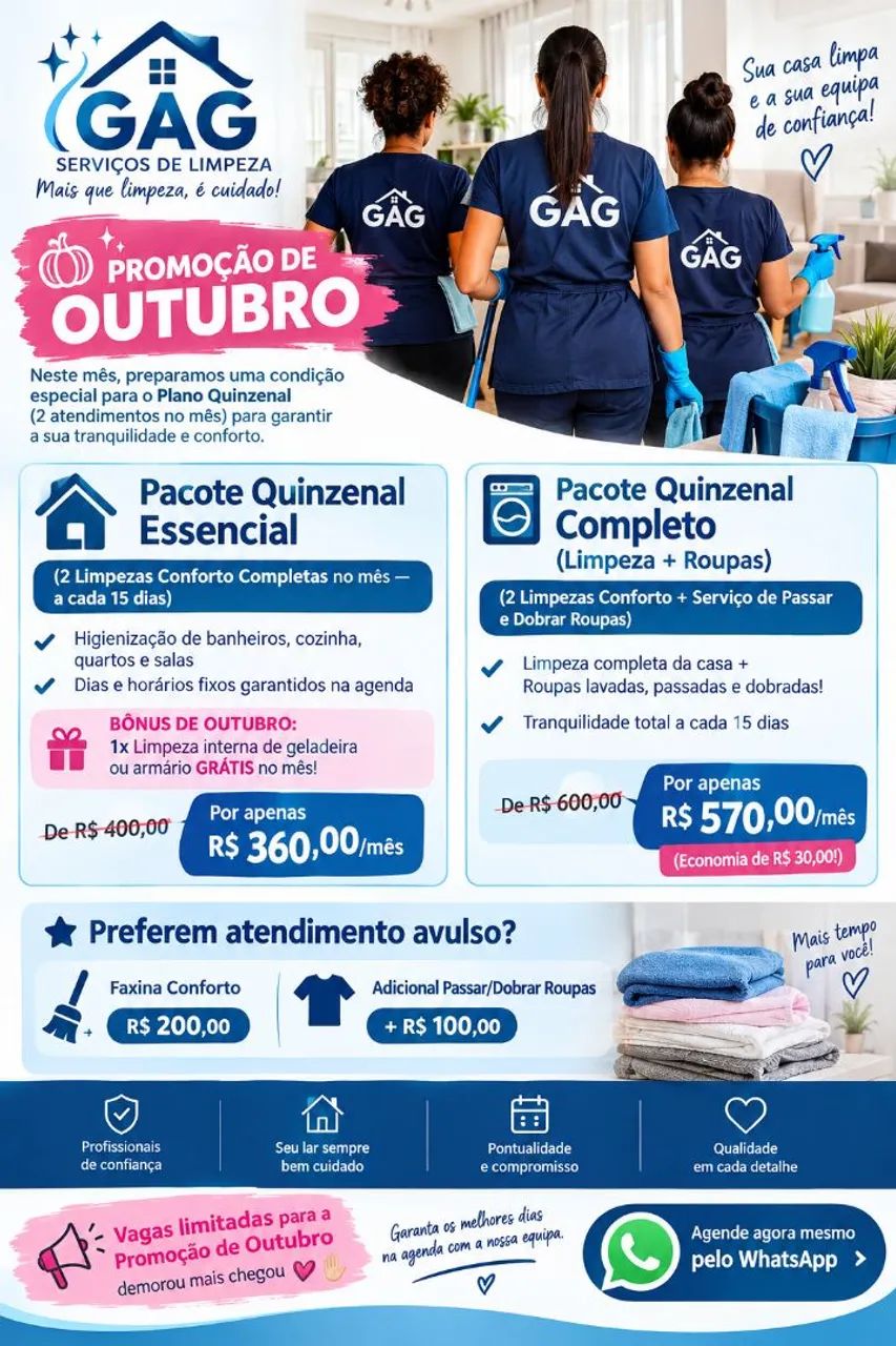 Diaristas/faxinas