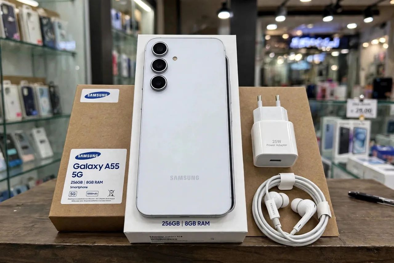 Samsung Galaxy A55 5G Dual SIM 256 GB 8 GB RAM (Novo sem caixa