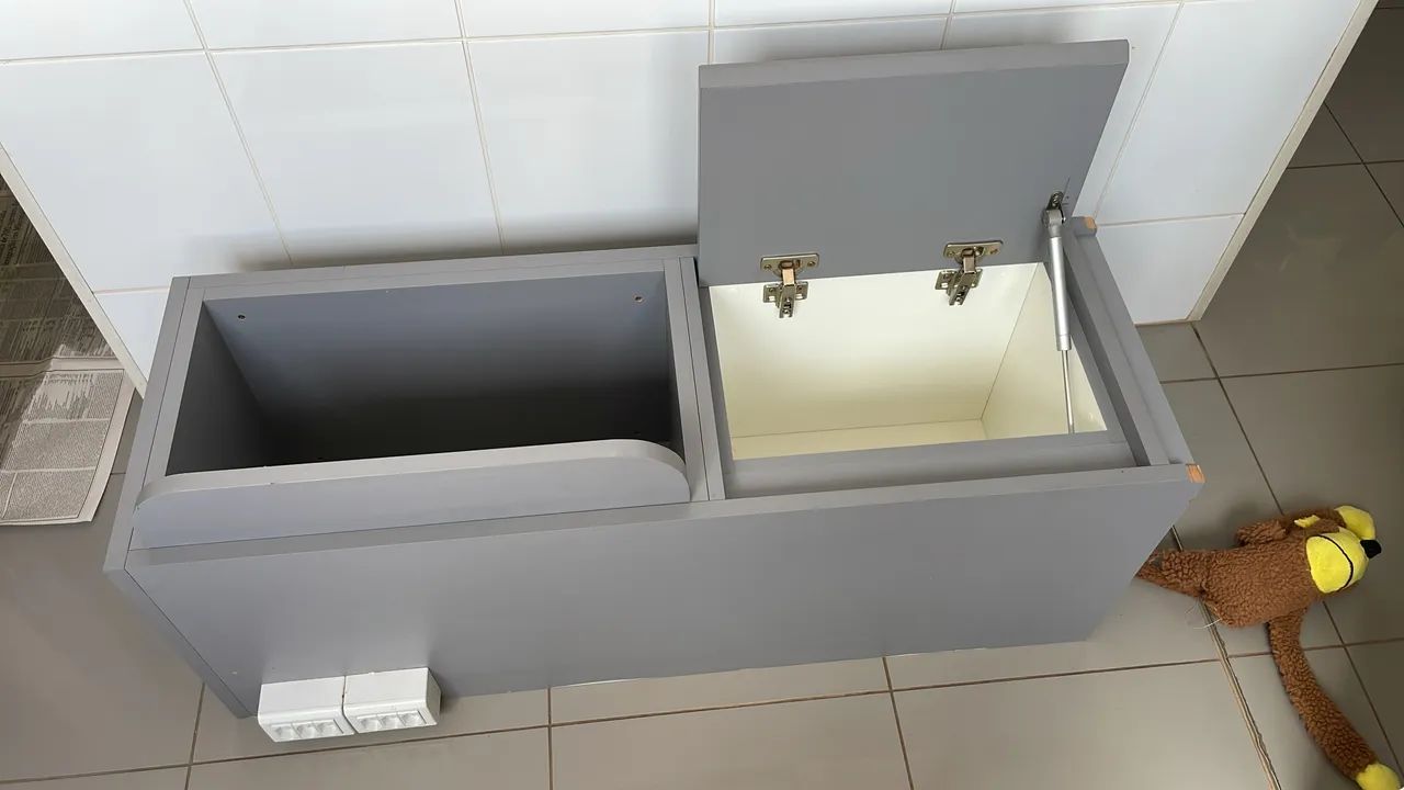 Armário de parede para microondas