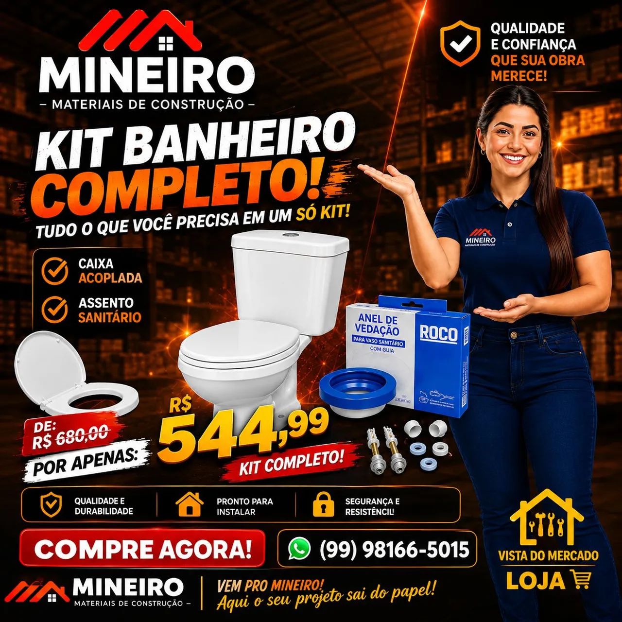 Kit vaso completo 