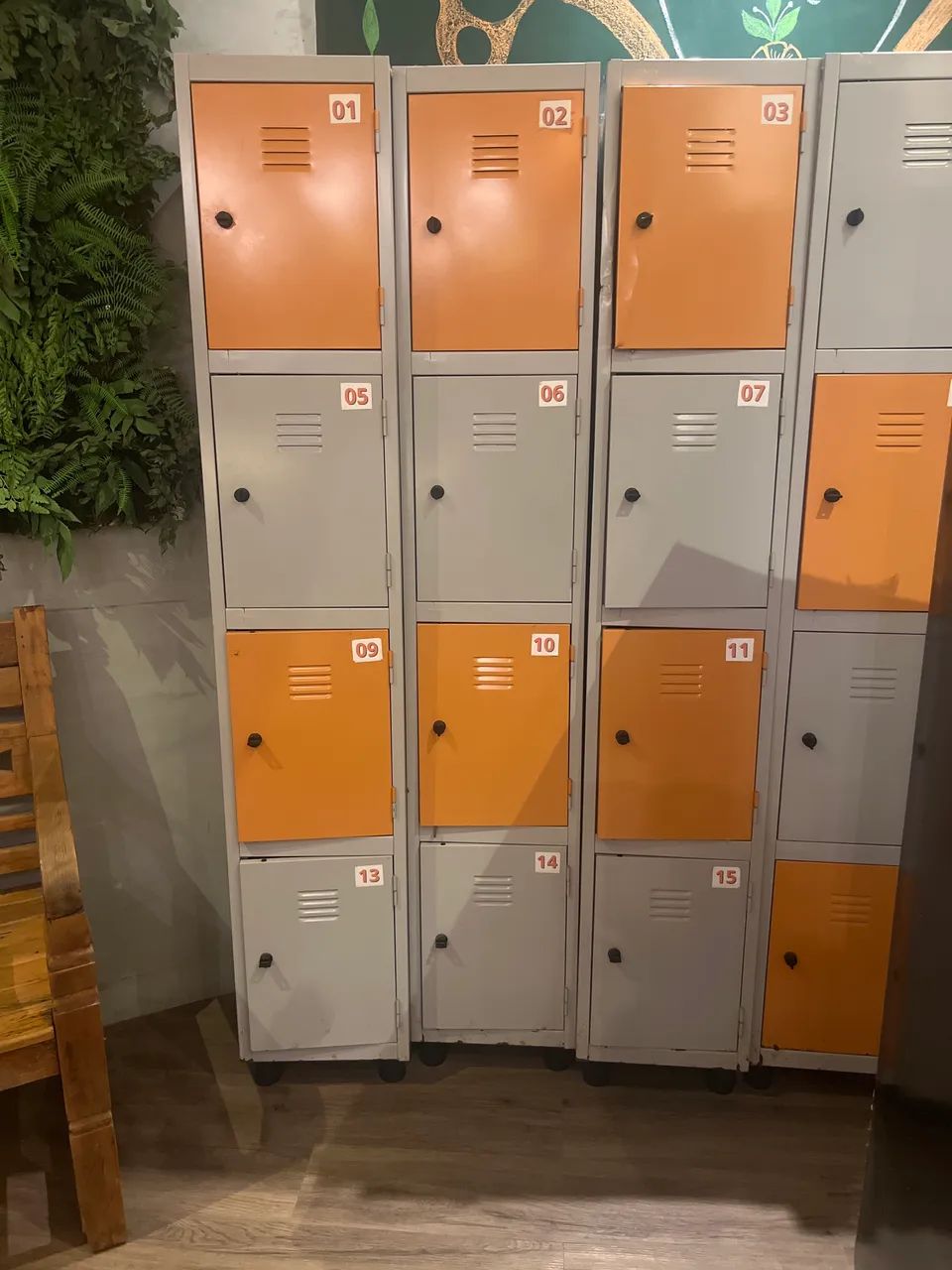 Escaninhos/lockers 