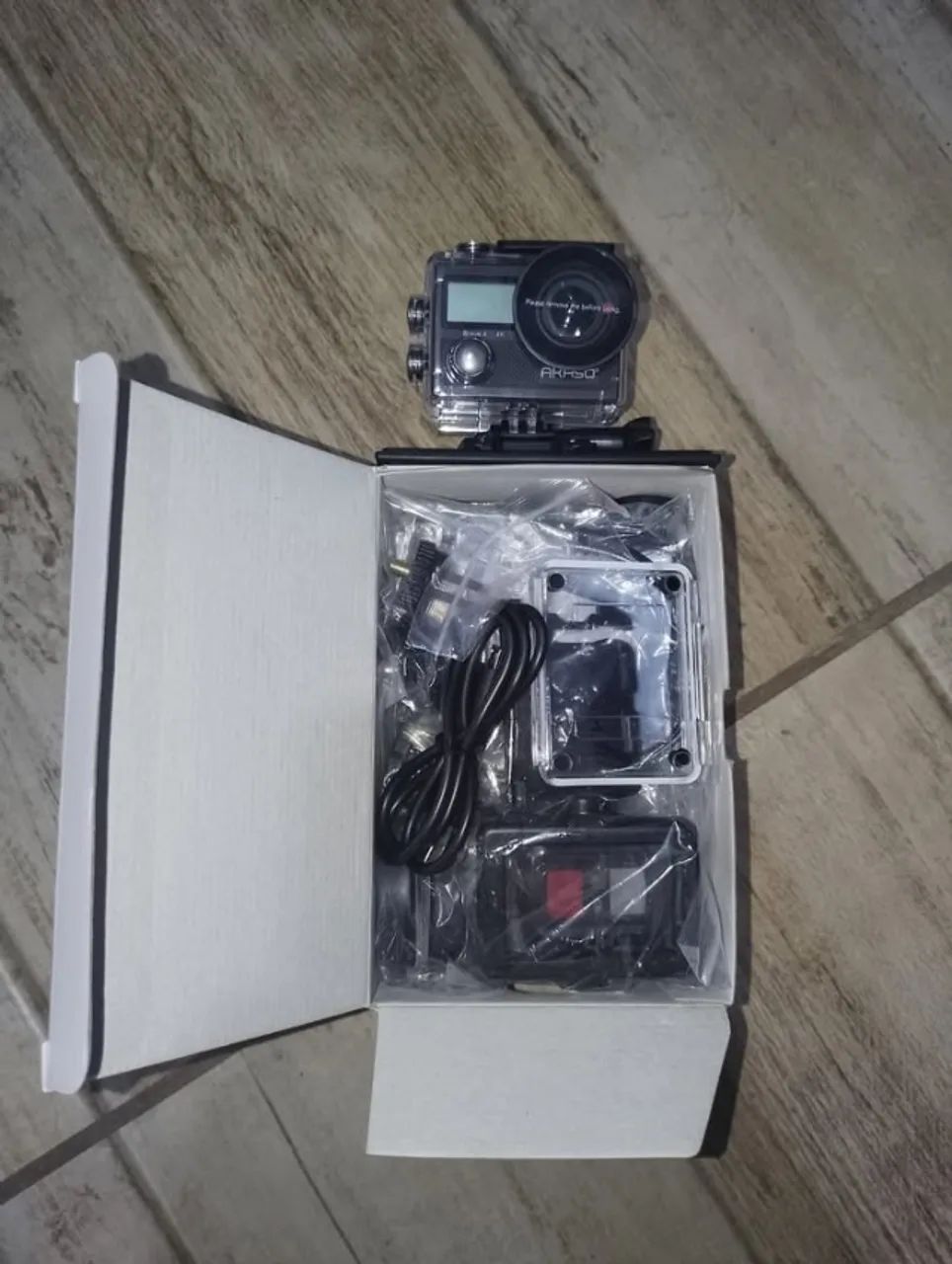 Câmera De Ação Akaso Brave 4 4k 30 Fps 20 Mp À Prova D'água - Foto 2