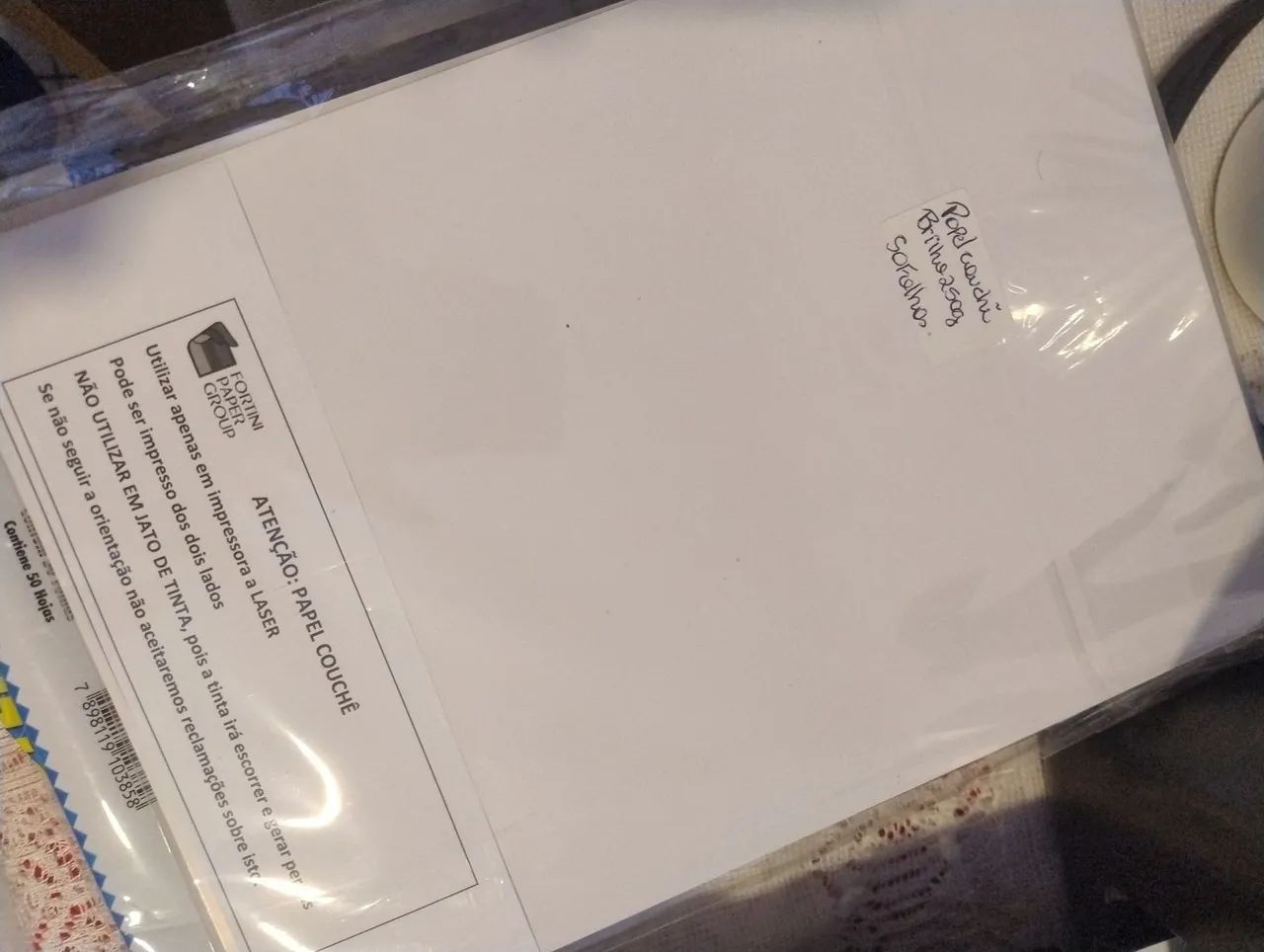 Papel couchê 250 gramas