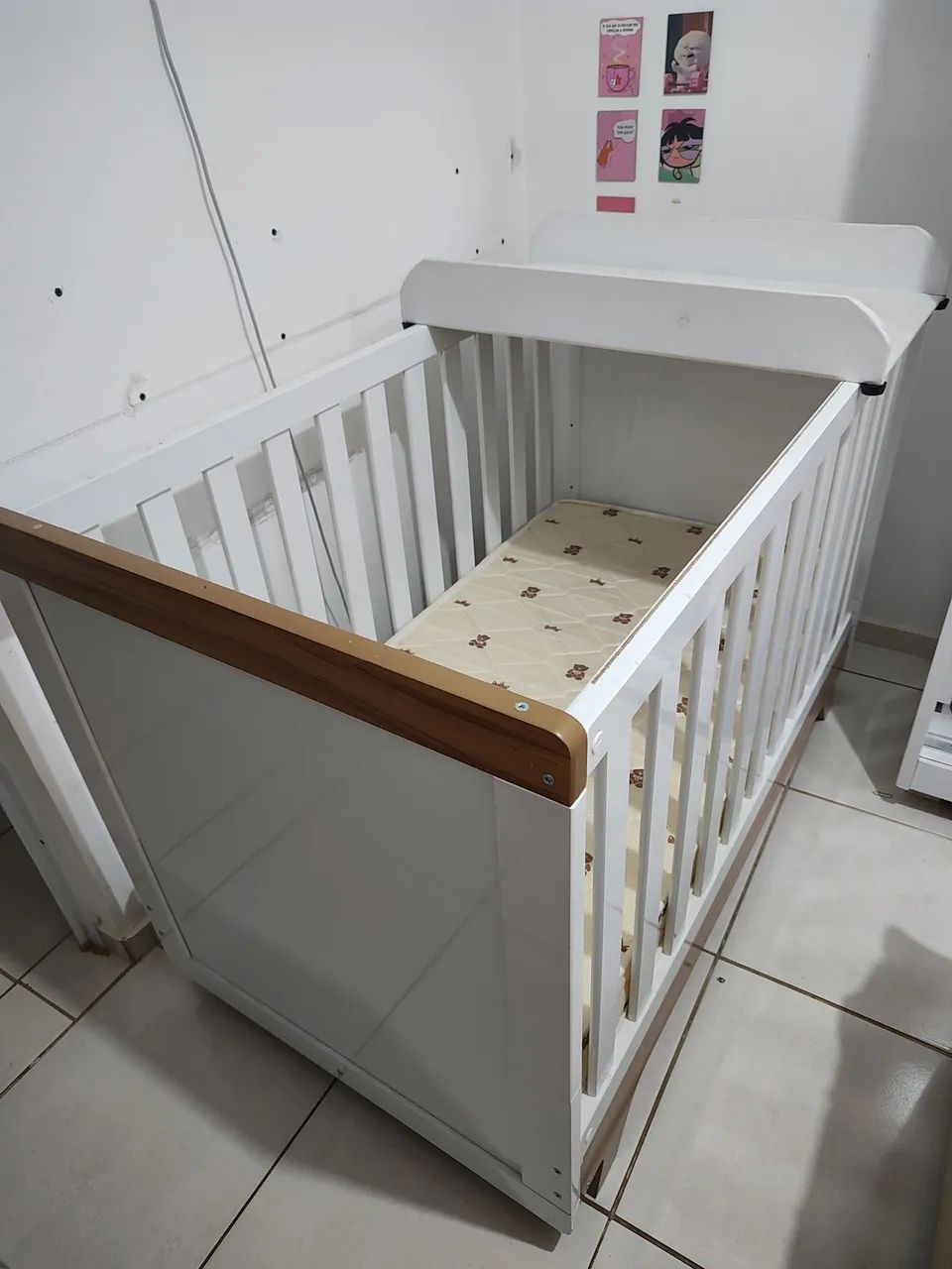 Berço + Colchão + Trocador 