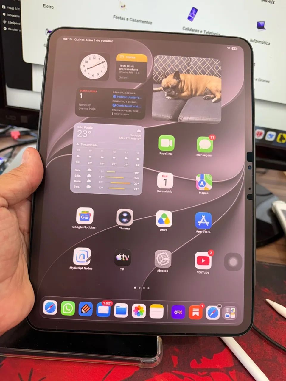 iPad Pro M5 11 polegadas novo na caixa por Air mais iPad 11