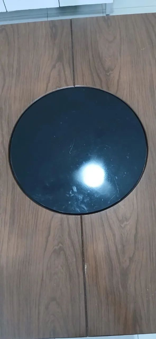 Mesa de madeira com tampo giratório  - Foto 3