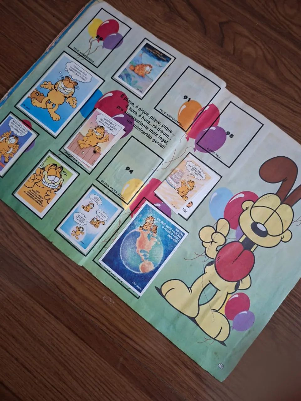 Álbum de Cartão Garfield - 1995 - Foto 4