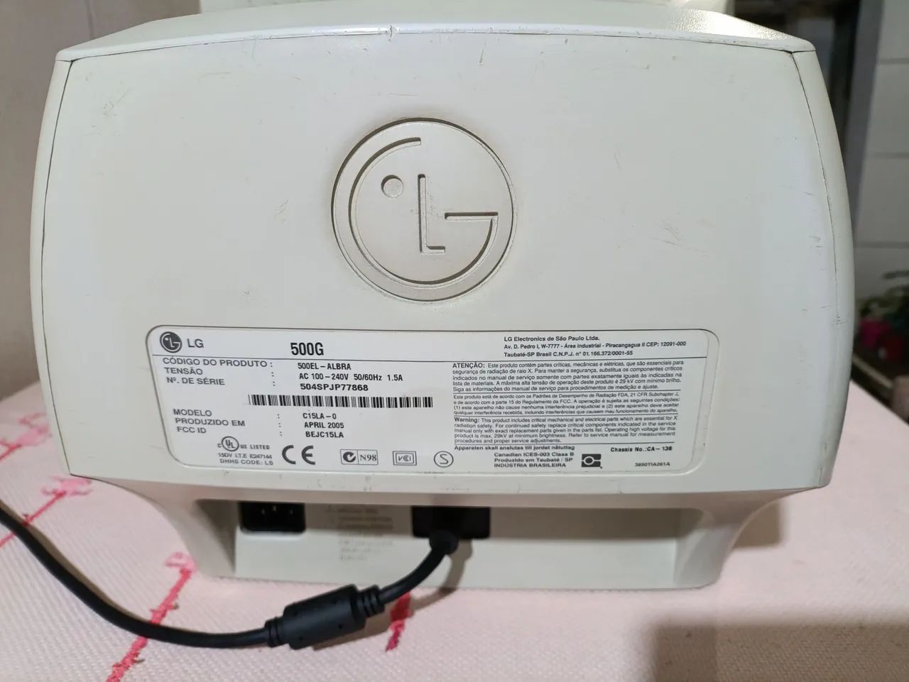 Monitor Tubo Crt LG 15 polegadas Bem Conservado Não Aceito Trocas - Foto 3