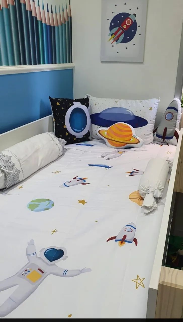CAMA DE SOLTEIRO COM ESCORREGADOR 78 CM PIN PLAY