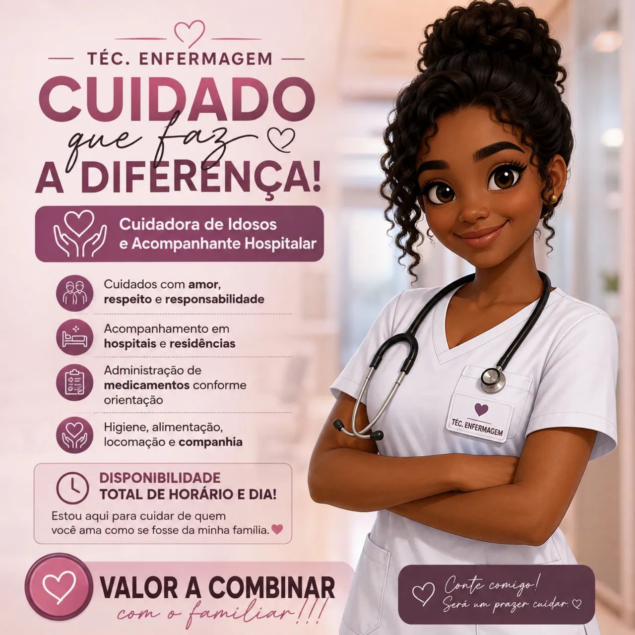Acompanhante hospitalar 