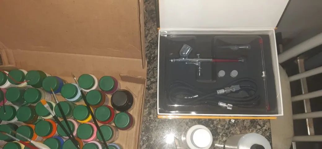 Kit Impressora 3d Elegoo Mars 5 Ultra E Wash Cure Anycubic - Preto (Usado) - Foto 2