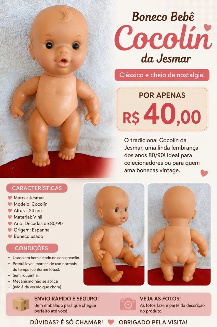 Boneco cocolim