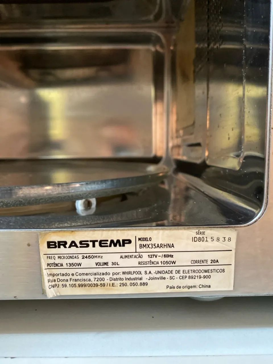 Microondas Brastemp 110v com grilo - Foto 3