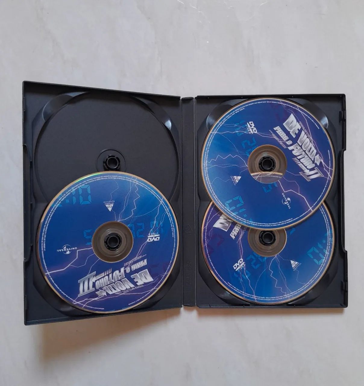 Dvd de volta para o futuro (usado/box com 3 discos) - CDs, DVDs
